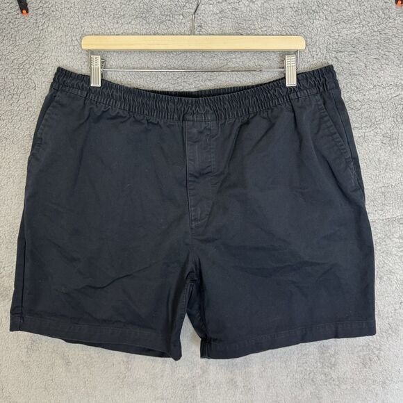 S Nike Shorts Mens XXL‎ Black Chino SB Skateboarding Dri Fit Elastic Waist - Picture 1 of 6